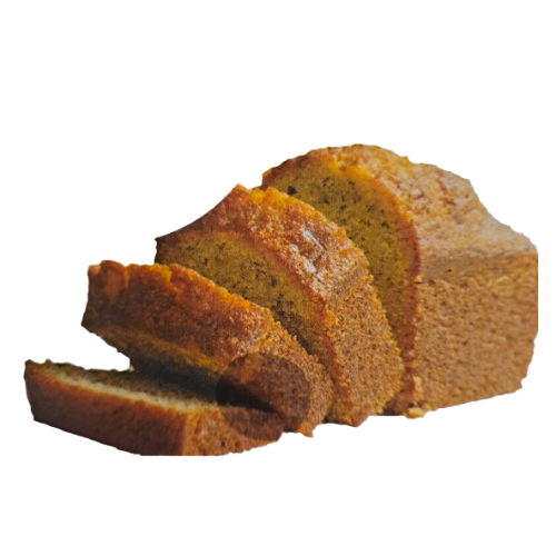 Sliced navy bean pound cake