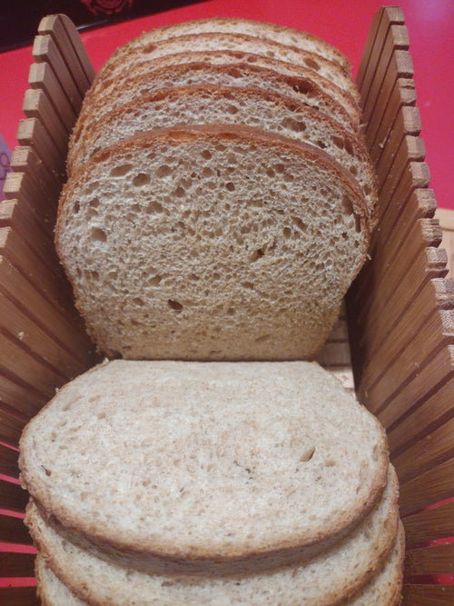 Freshly Baked Whole Wheat Bread Loaf – Halal, Kosher, Soy-Free